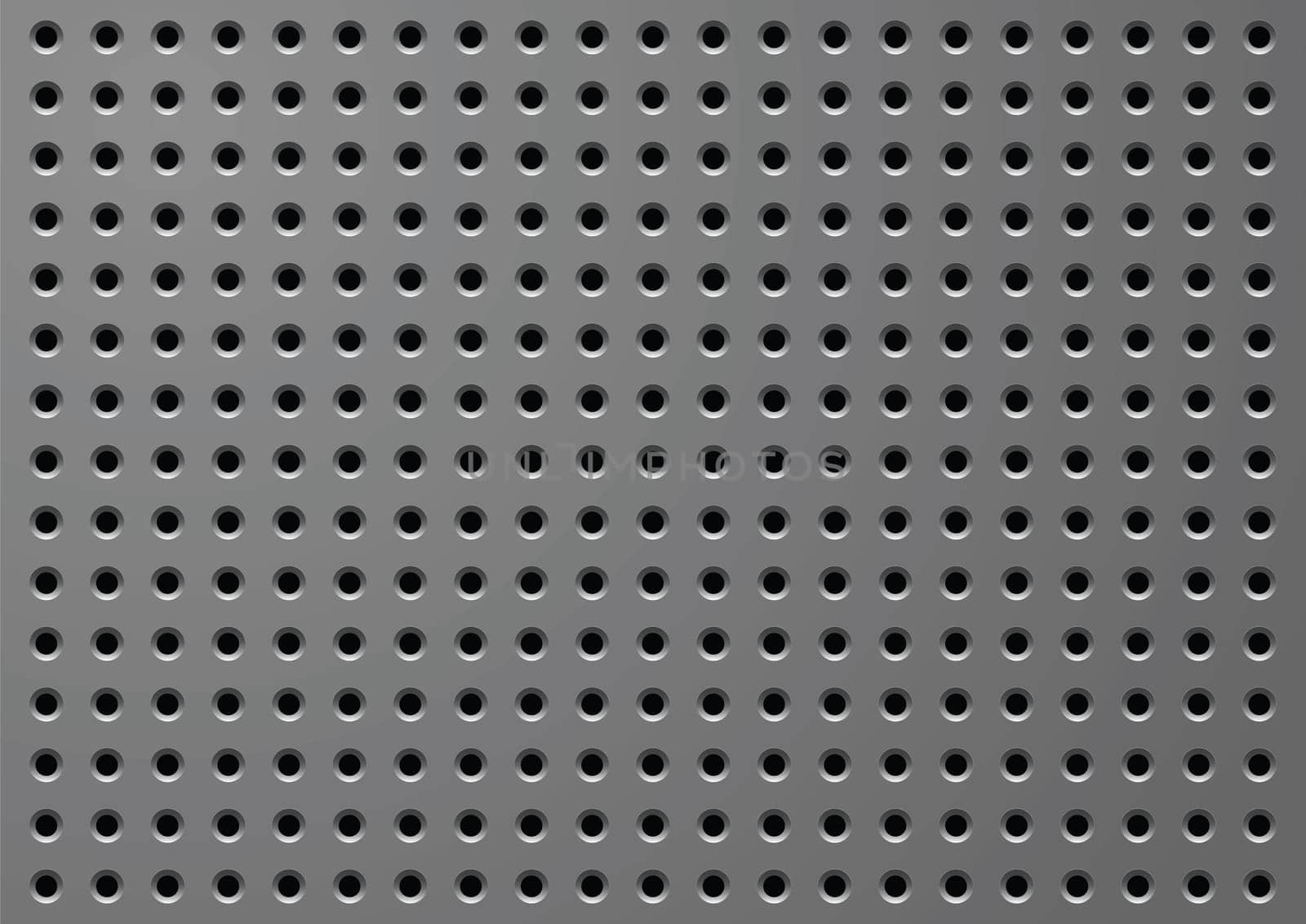 Sheet threw in holes