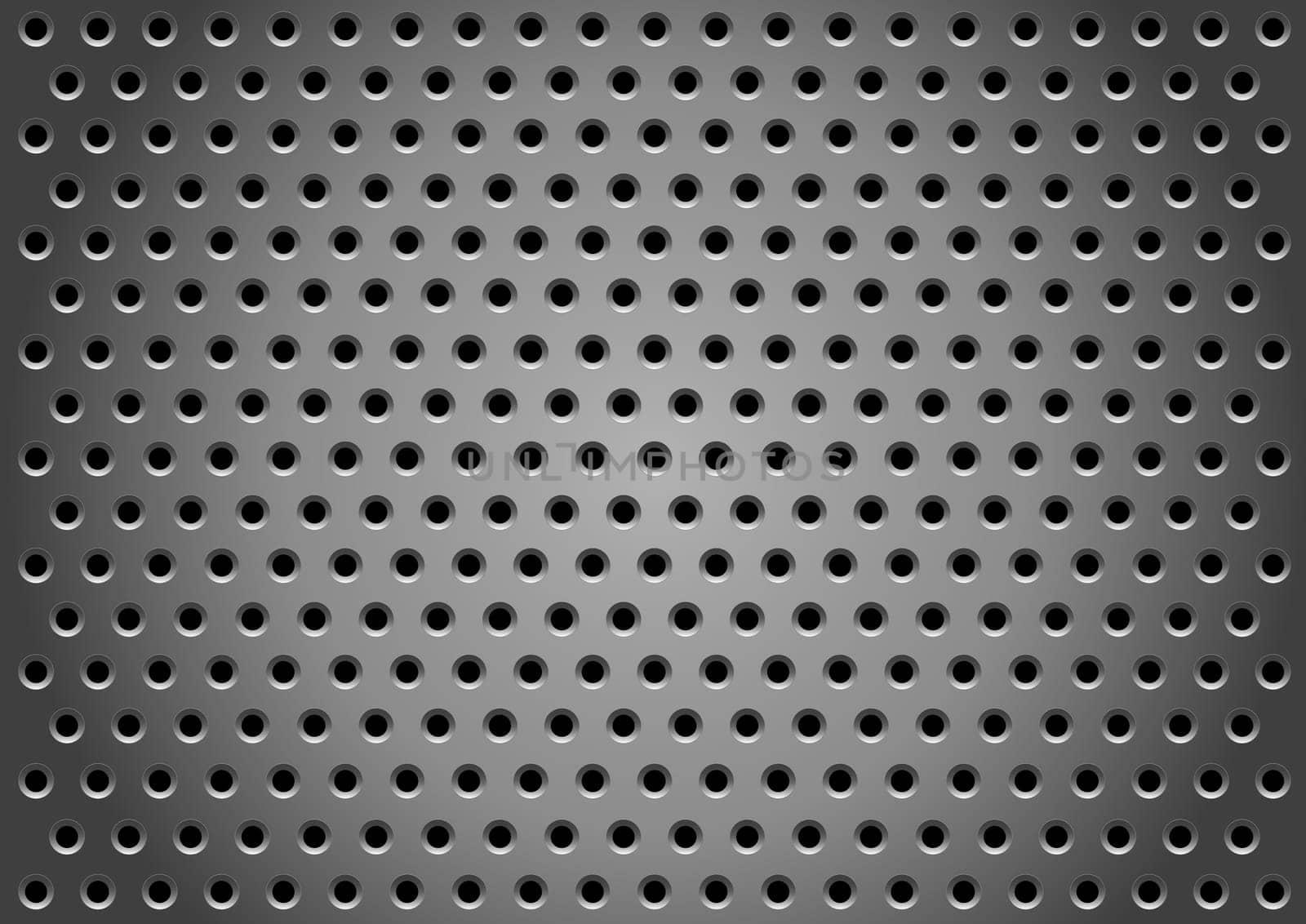 abstract metallic holes background for design