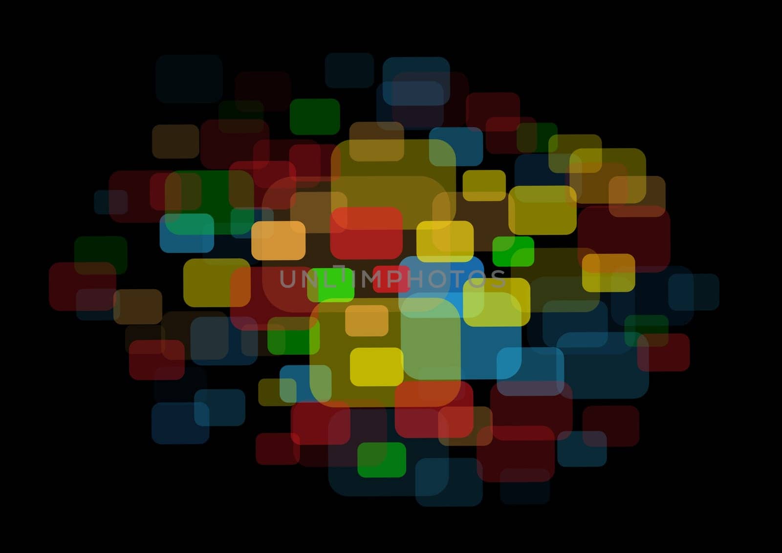 The rounded rectangular eps10 color on the black background