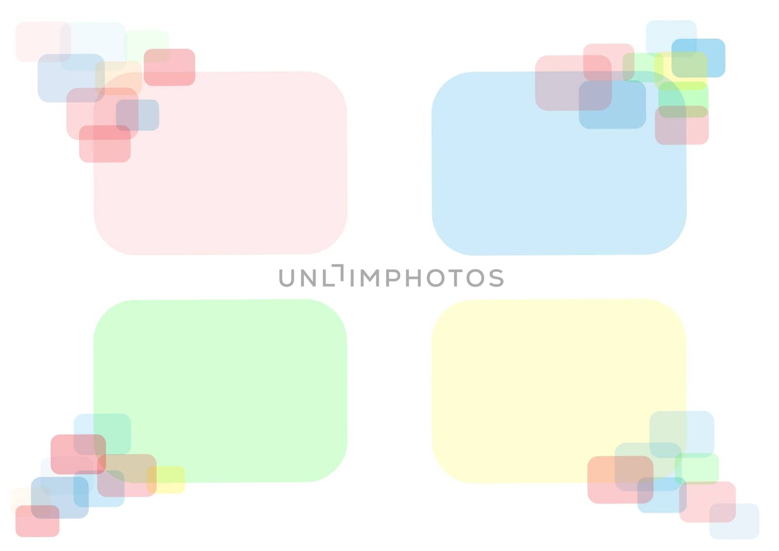 The rounded rectangular eps10 color background for text