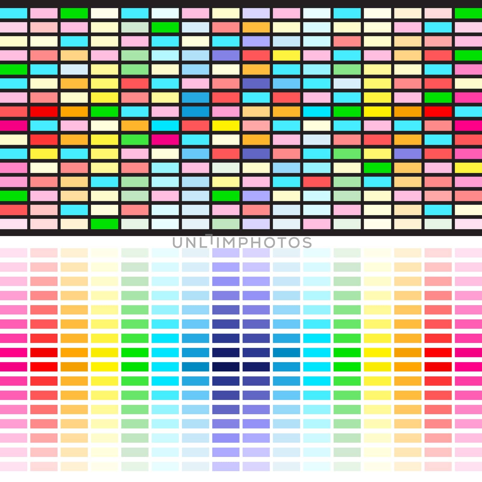 The beautiful gradient rainbow colors palette, background design