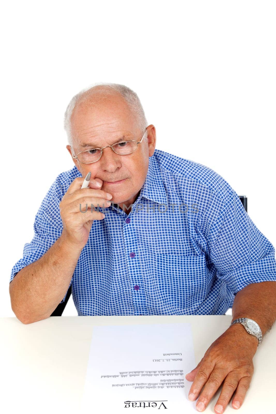 Senior at conclusion of contract