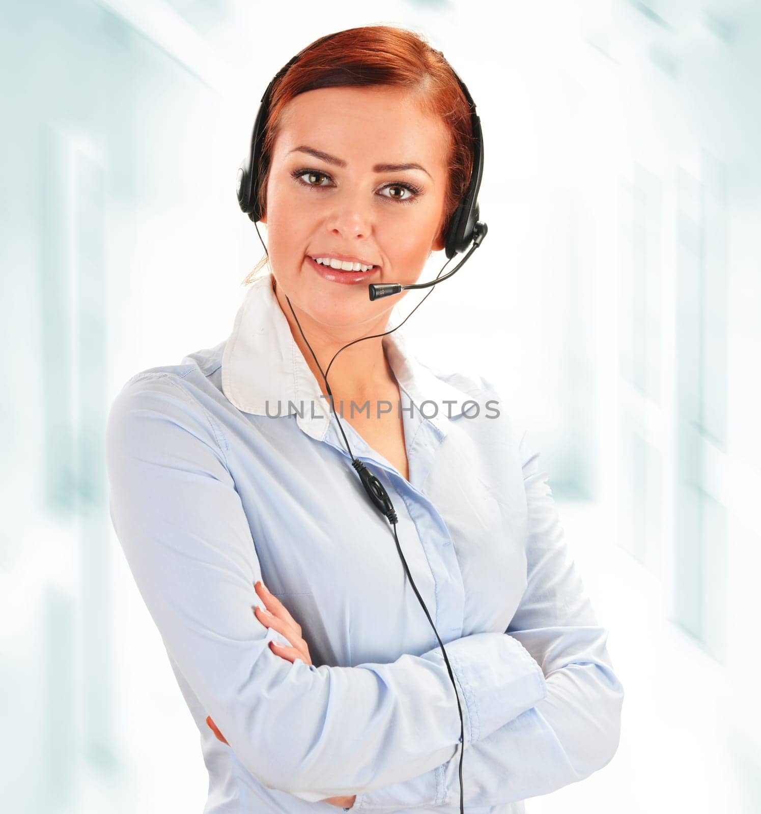 Call center operator. Customer support. Helpdesk.