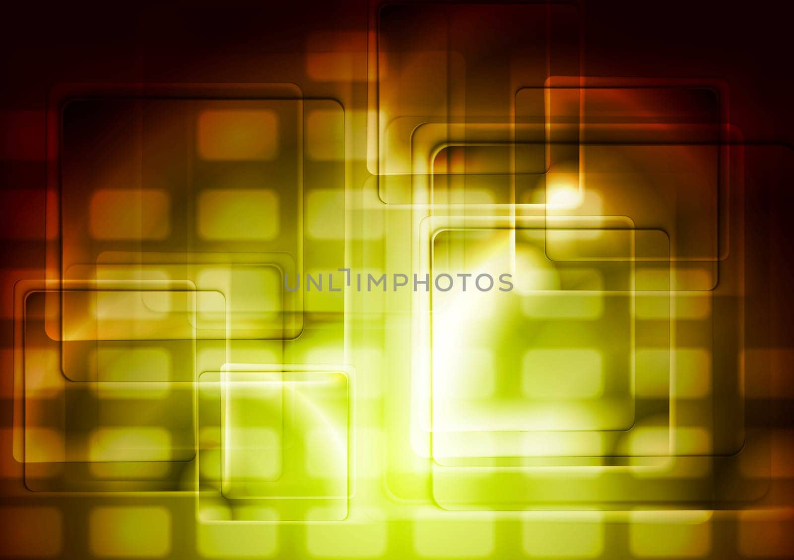Abstract glossy squares vector tech background