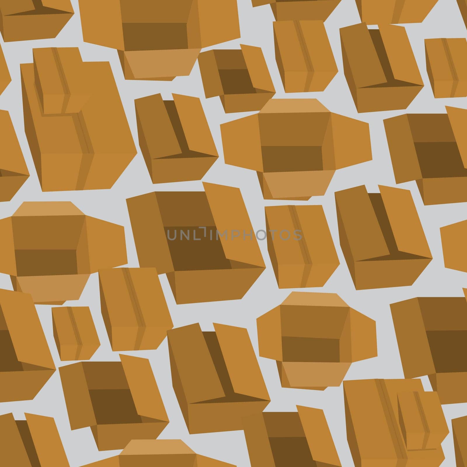 Boxes seamless pattern background