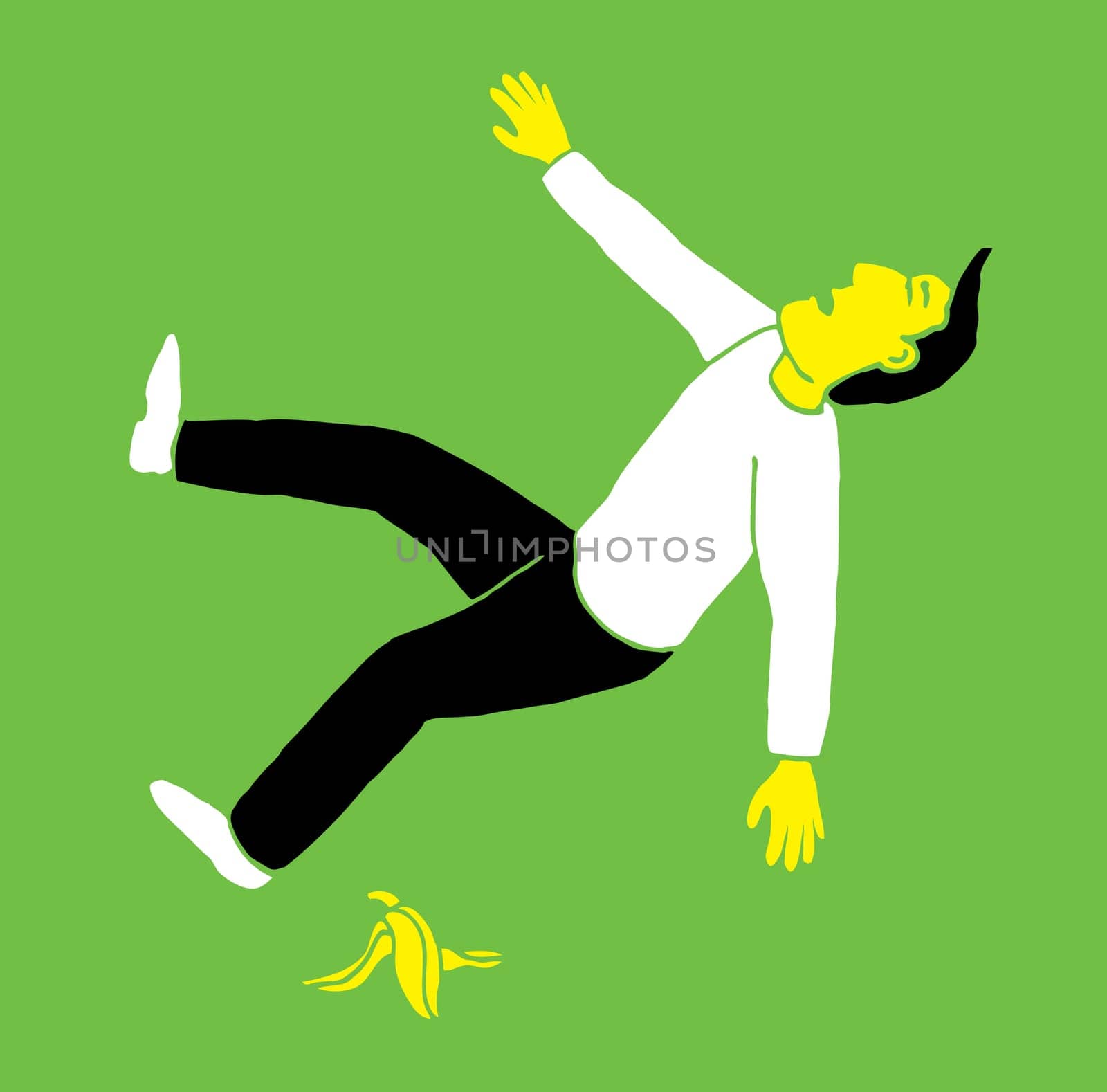 Slipping on a banana