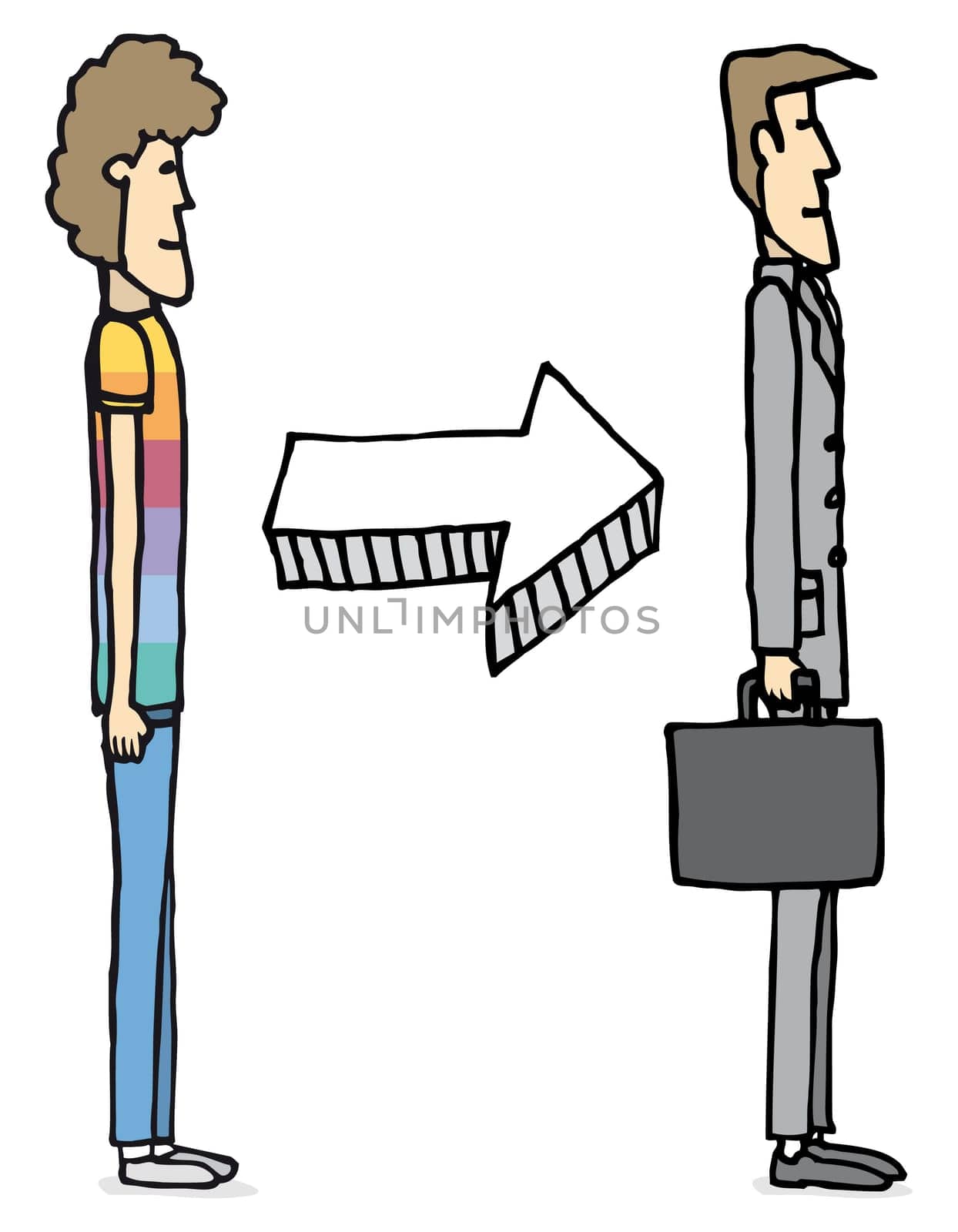 Growing up and changing / Businessman education