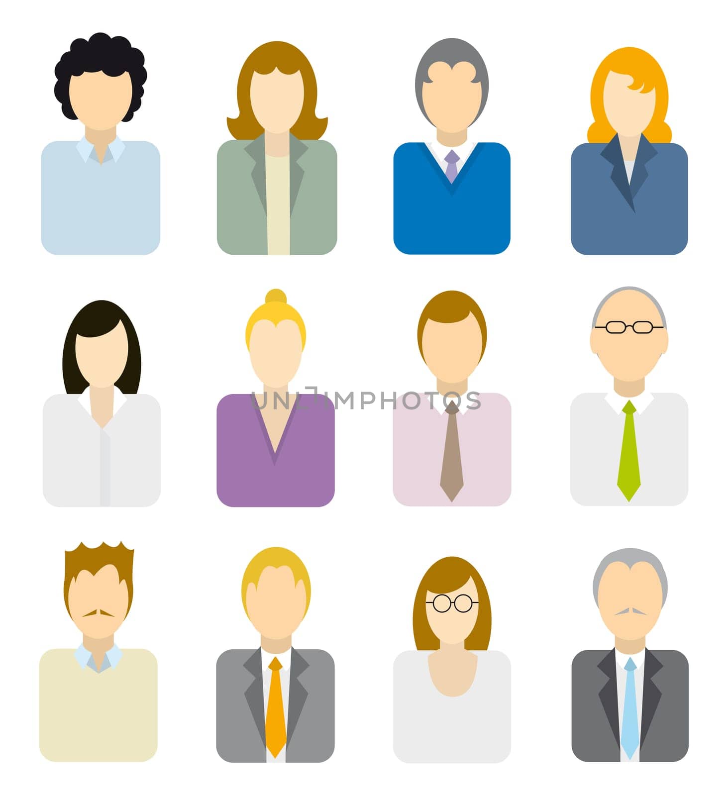 Business people icons