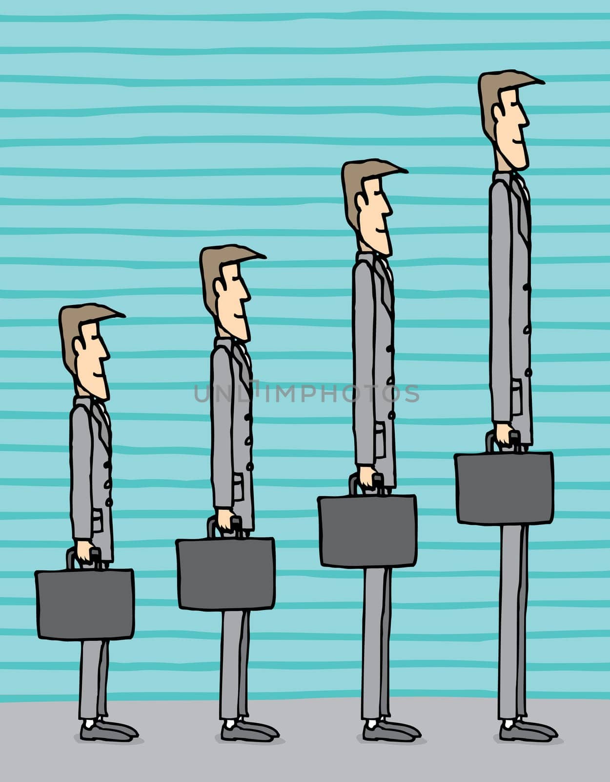 Businessman growth