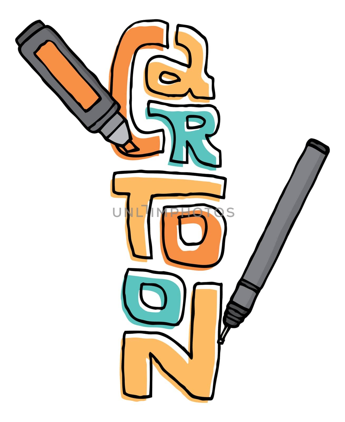 Drawing cartoon