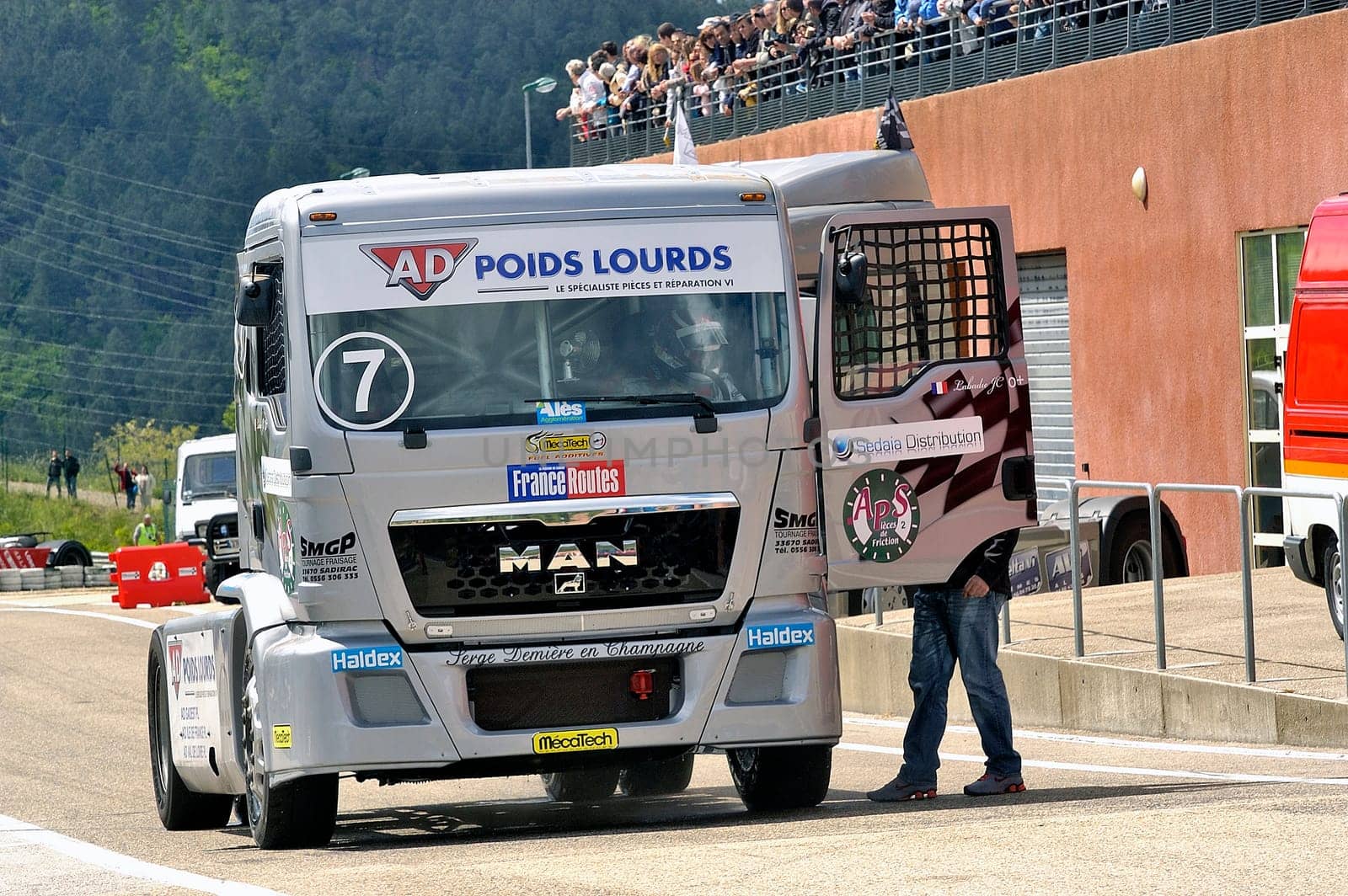 Ales - France - Grand Prix of France trucks May 25th and 26th, 2013 on the circuit of the Cevennes.
