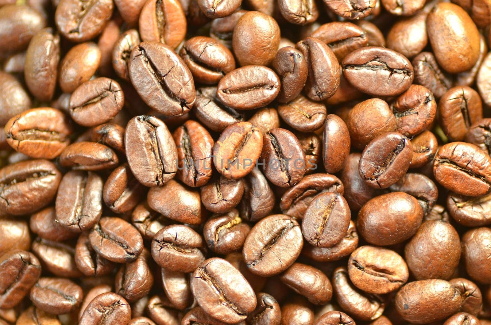 roasted coffee beans for background