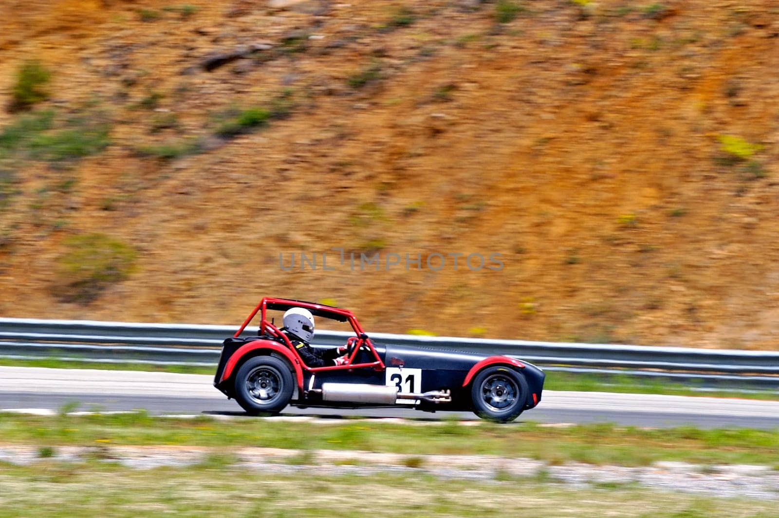 chases of Caterham on the circuit of the Cevennes with Ales in the French department of Gard the May 24th and 25th, 2013. On the circuit