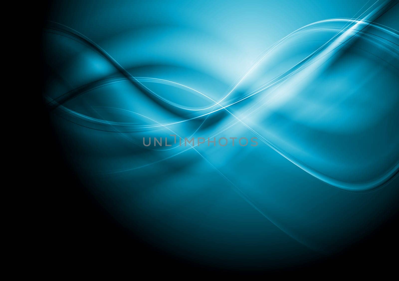 Vibrant abstract wavy vector background