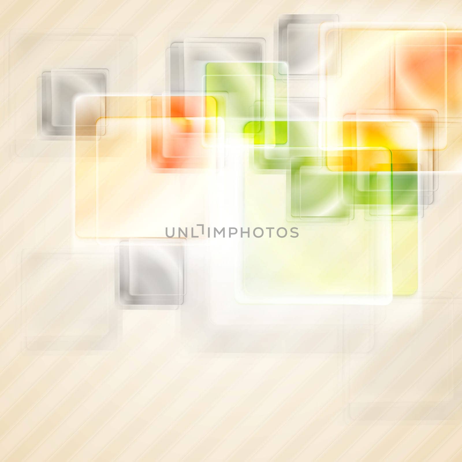 Abstract glossy squares vector design