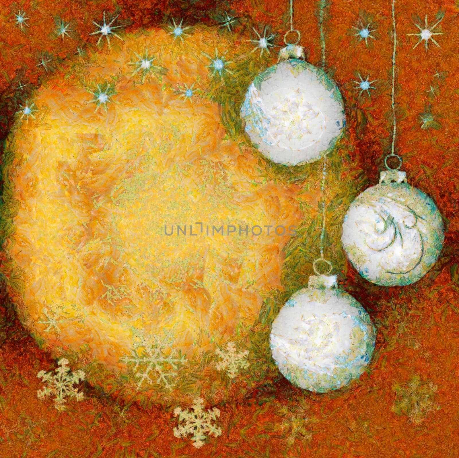 Abstract illustration - Christmas decoration - Christmas ball