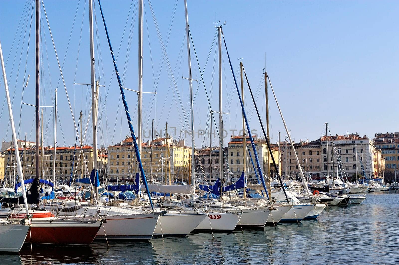 MARSEILLE - FRANCE – MARCH 7, 2011, Boat in the old port of Marseille