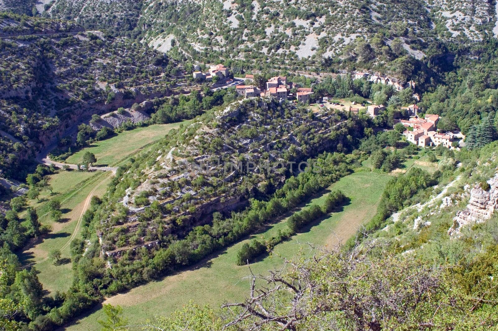 Navacelles, French natural heritage site of humanity by UNESCO