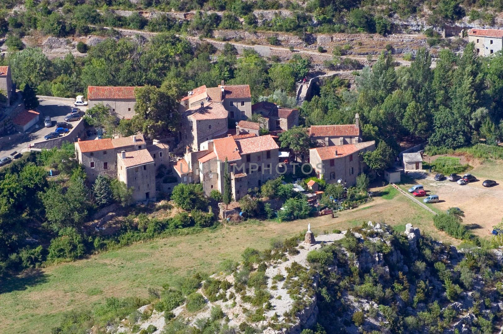 Navacelles, French natural heritage site of humanity by UNESCO