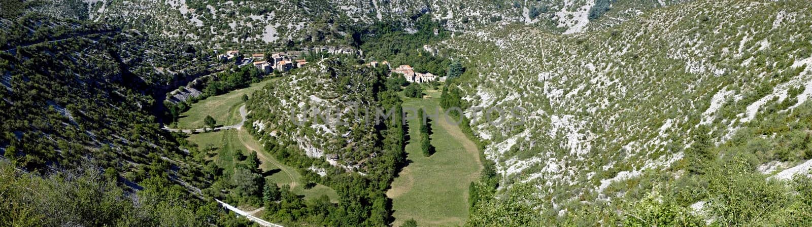 Navacelles, French natural heritage site of humanity by UNESCO