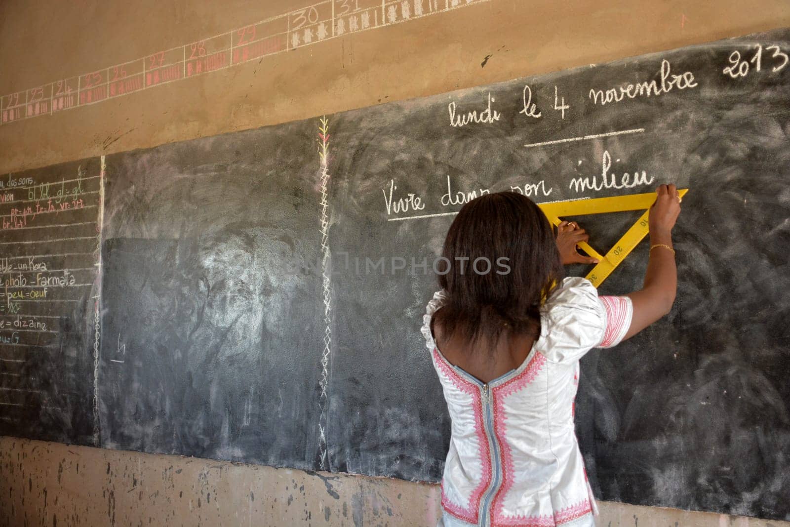 elementary school teacher in Africa