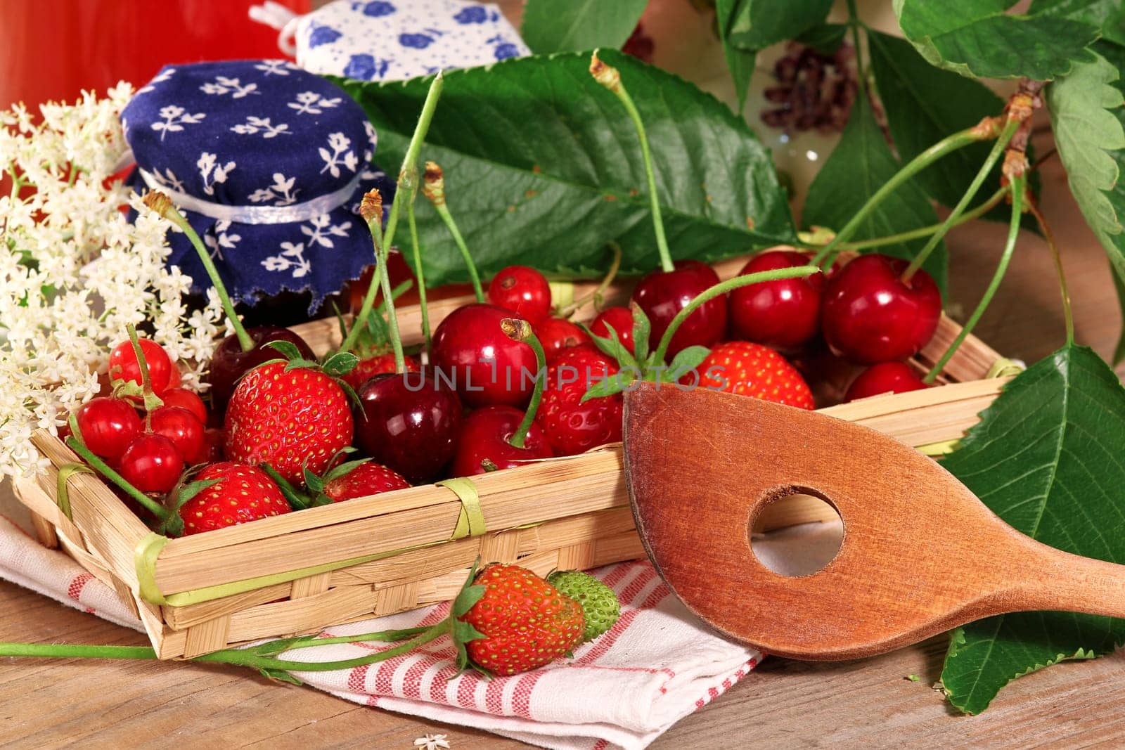 Fresh fruit for jam