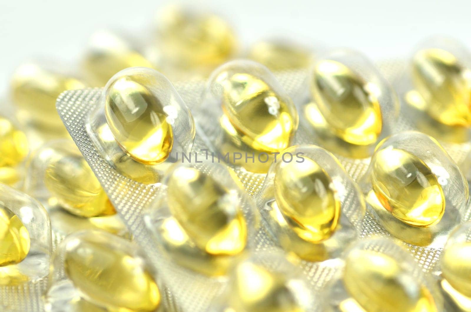 fish oil capsules in blister
