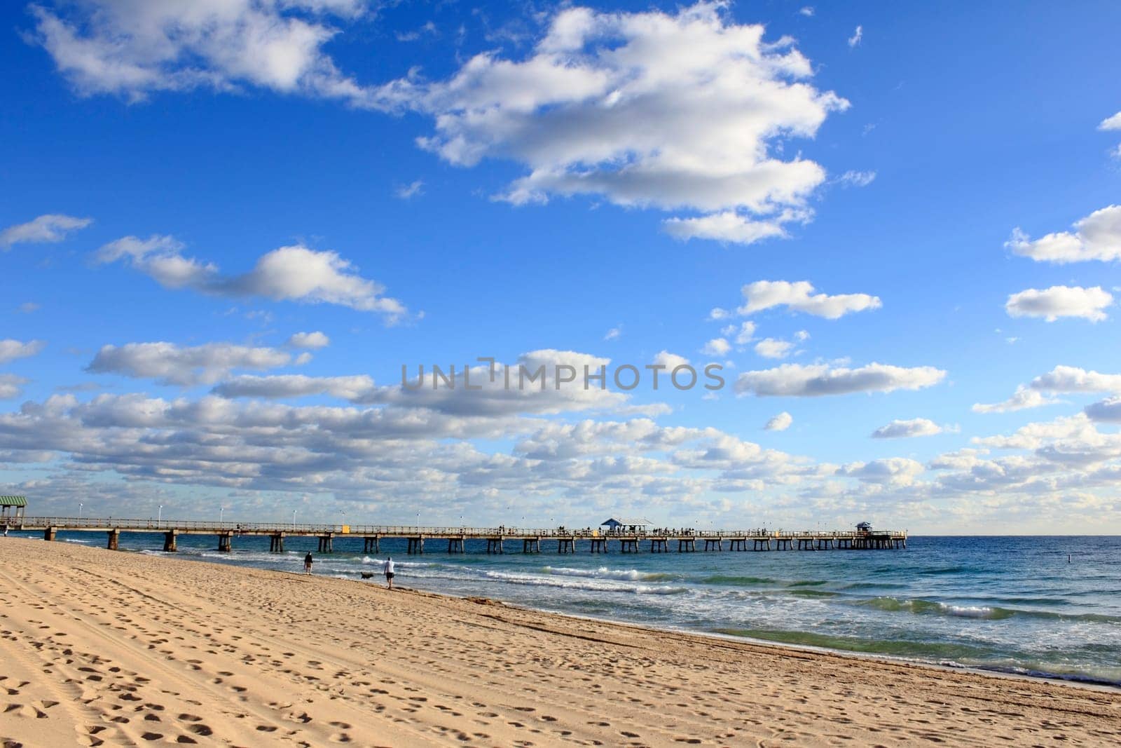 LAUDERDALE BY THE SEA, FLORIDA - FEBRUARY 2:  Many people fishing on the historic pier that’s open every hour of every day of the year on February 2, 2013 in Lauderdale-By-The-Sea, Florida