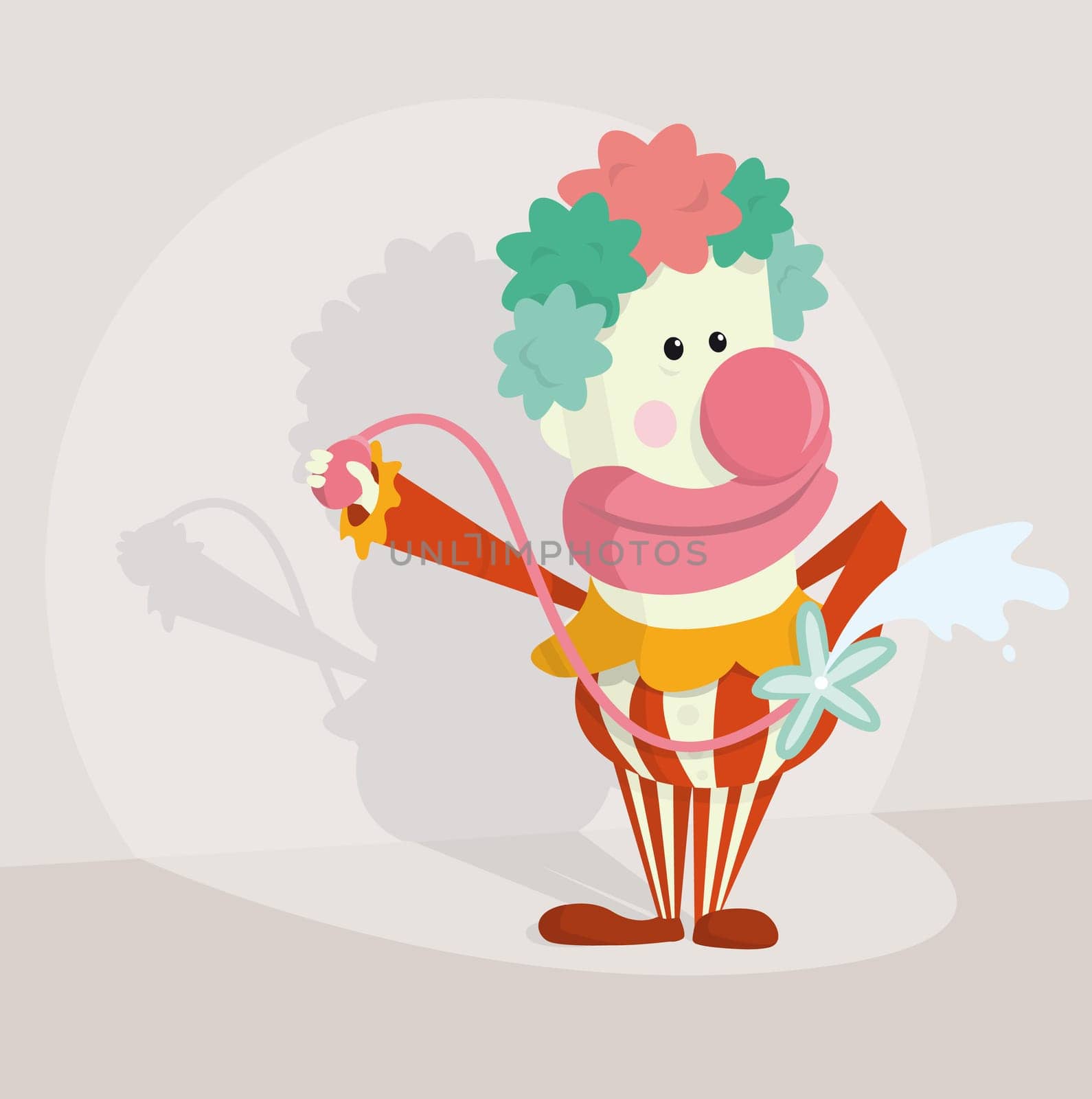 Funny Multicolor Clown