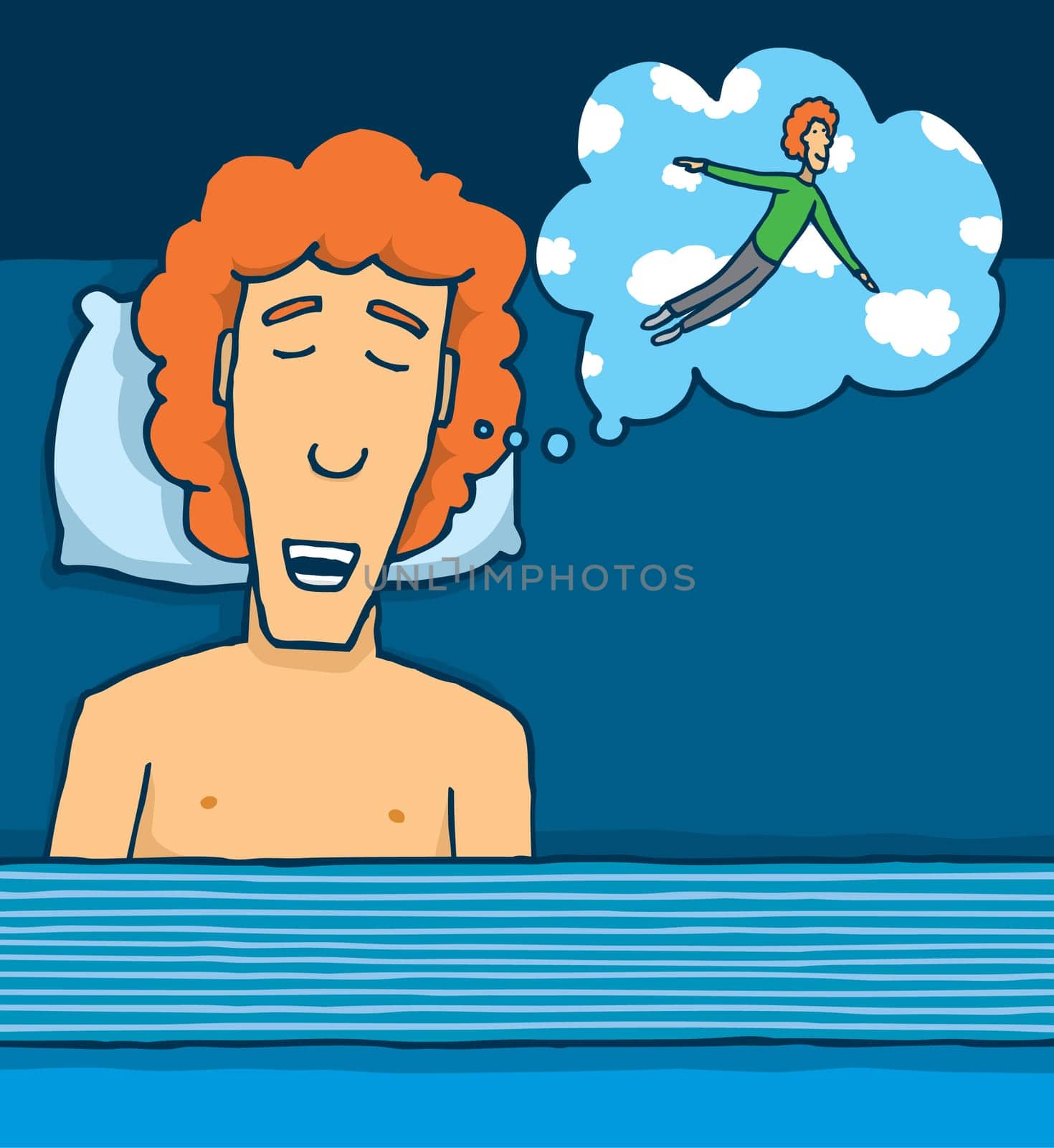 Dreaming of flying