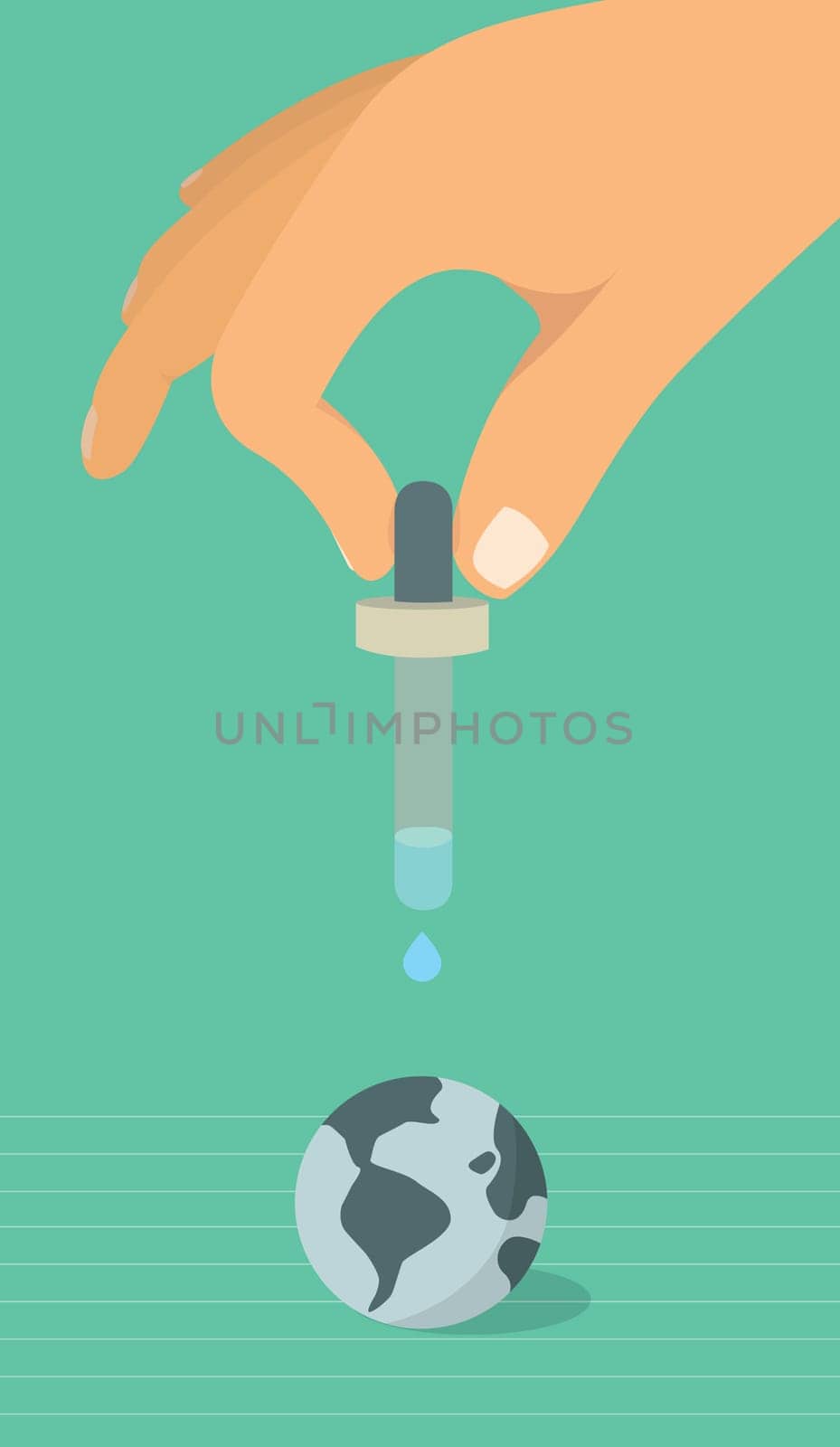 Watering planet earth