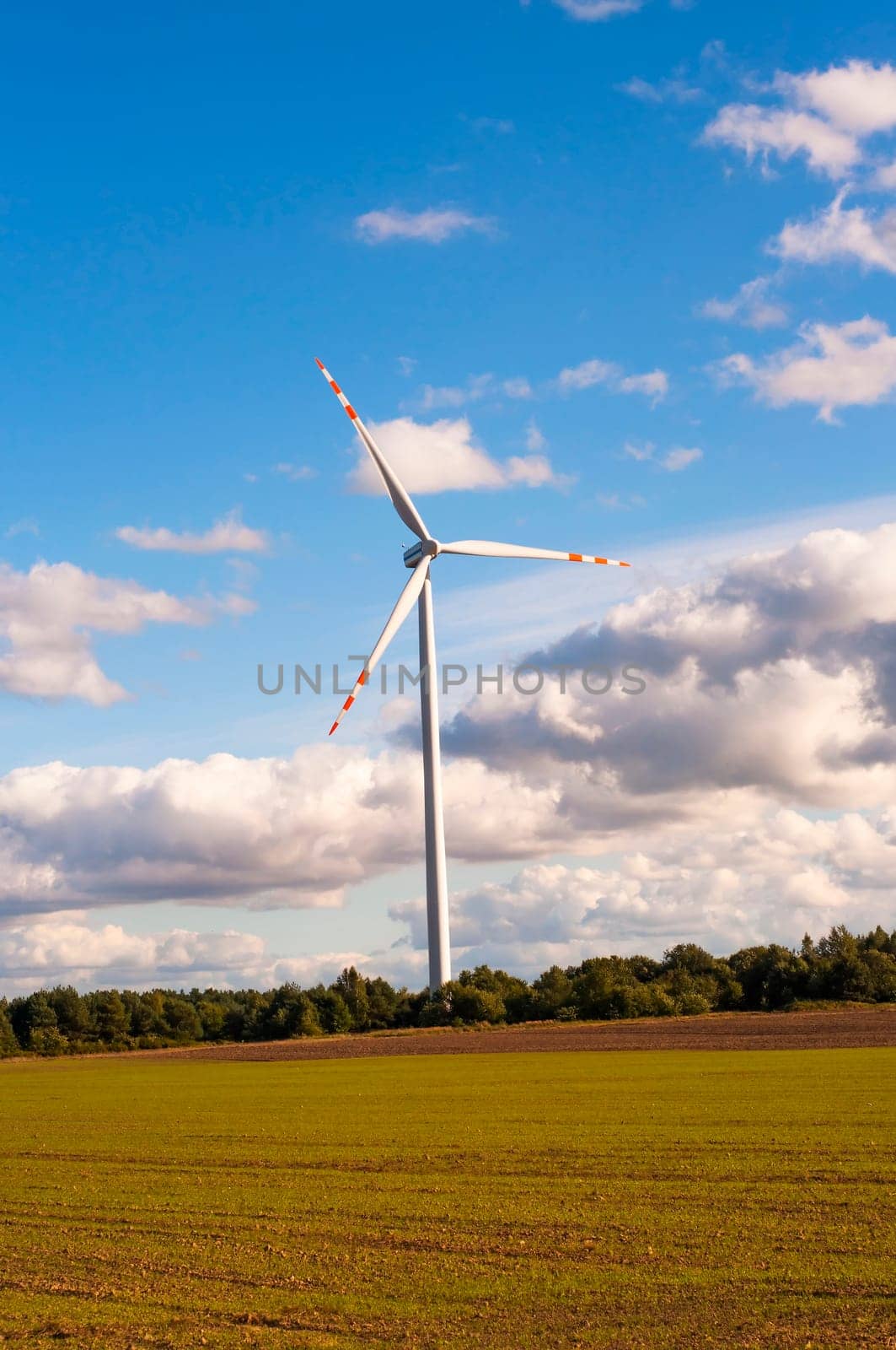 An image of windturbine on sunny day