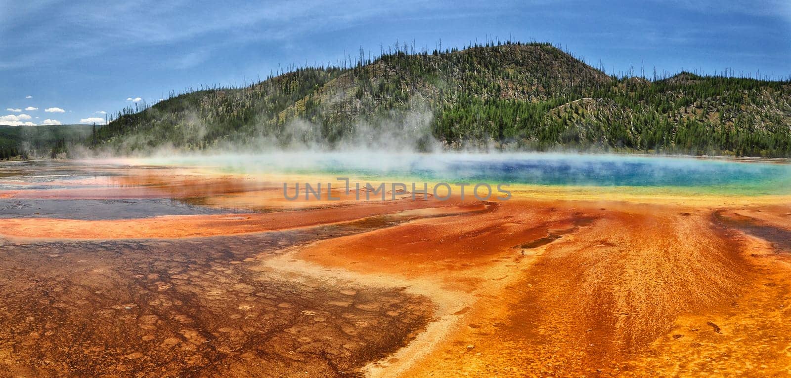 Grand Prismatic Spring in Yellowstone National Park