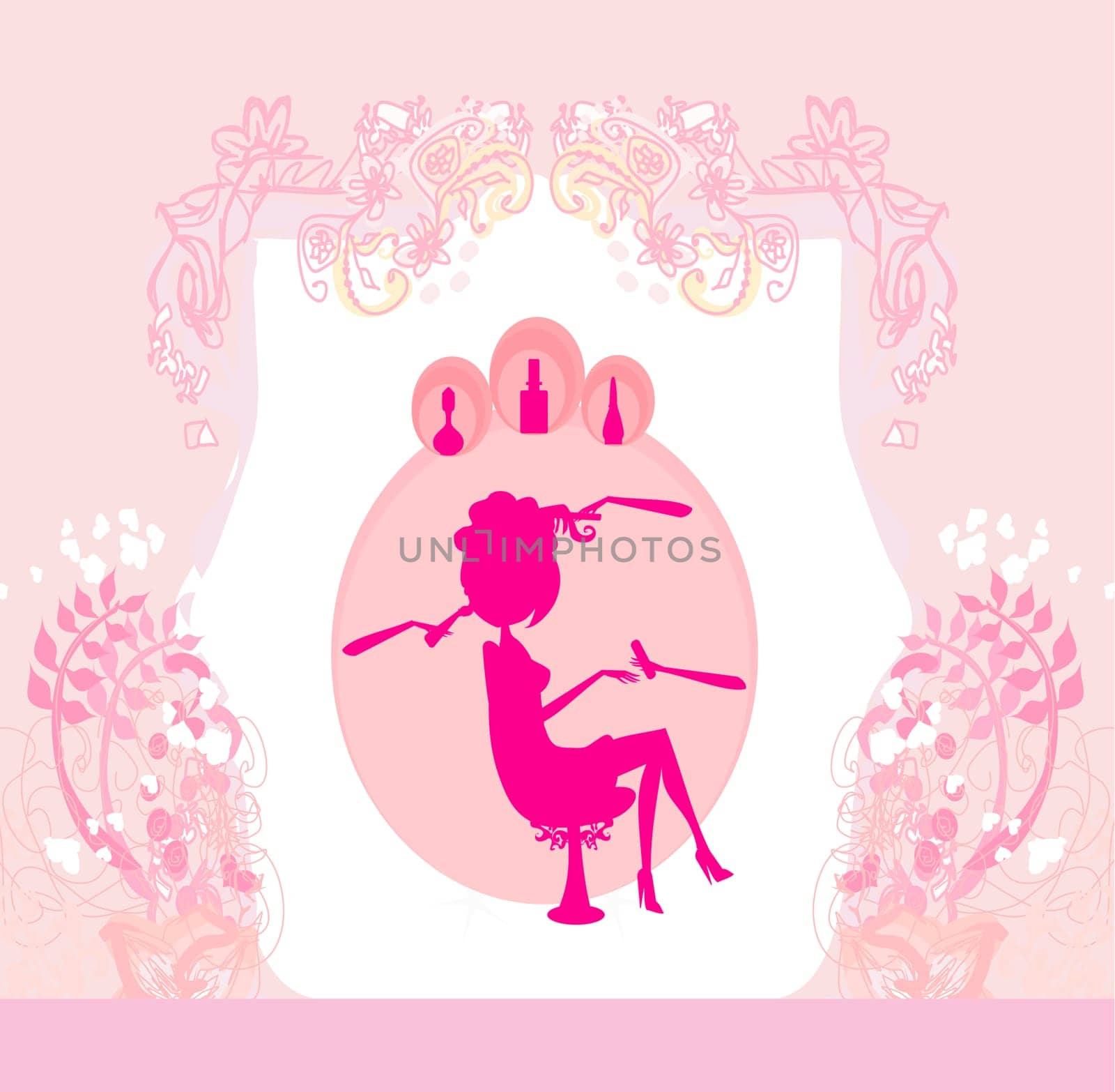 woman in beauty salon