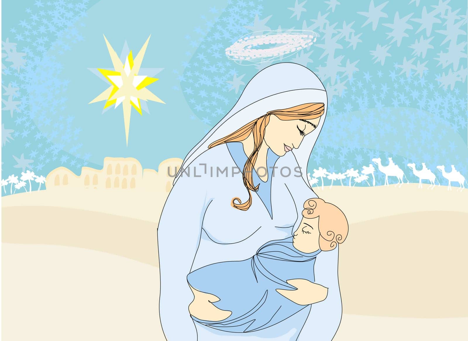 Madonna and child Jesus