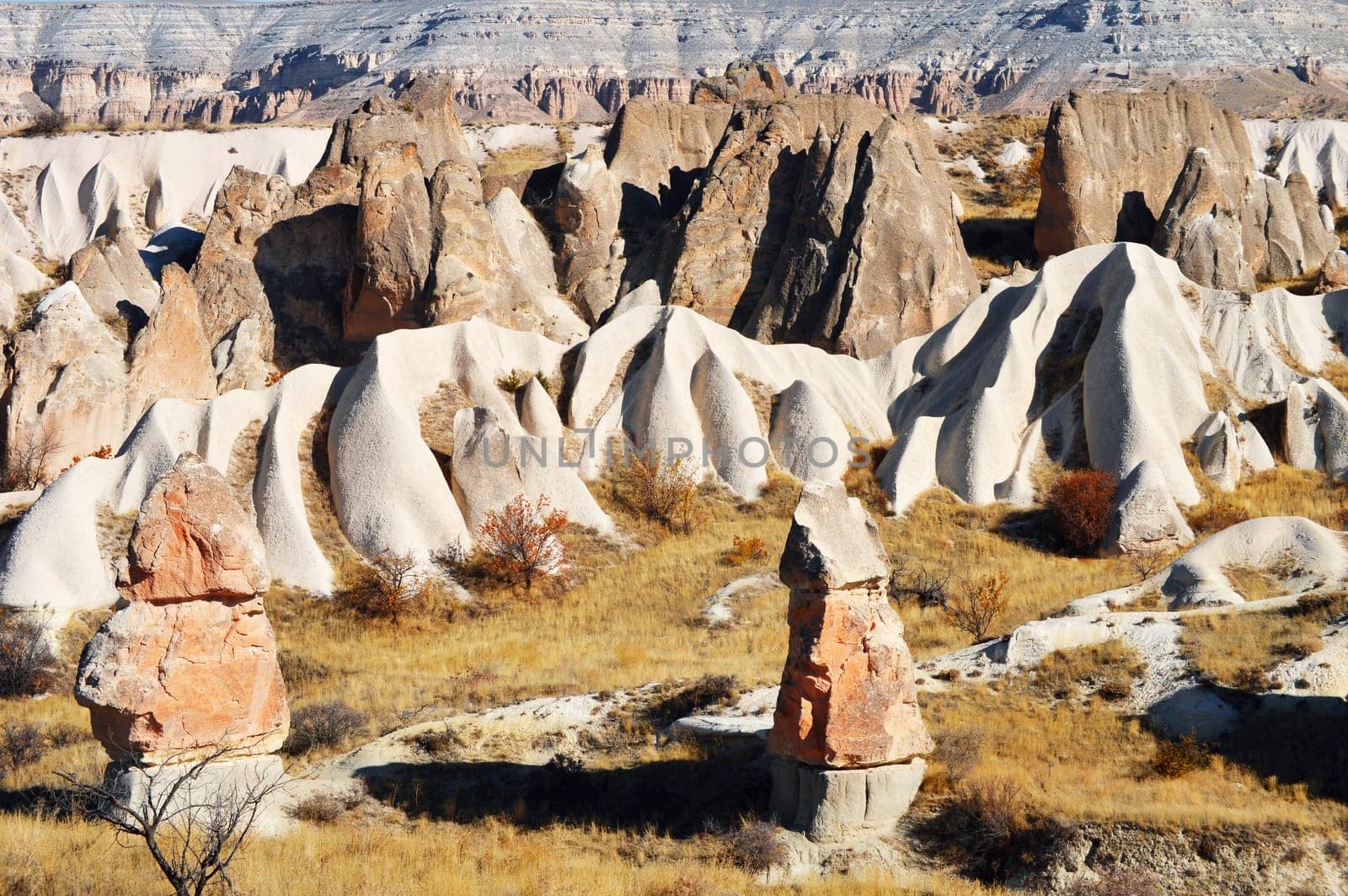 Rocks of Cappadocia in Central Anatolia, Turkey