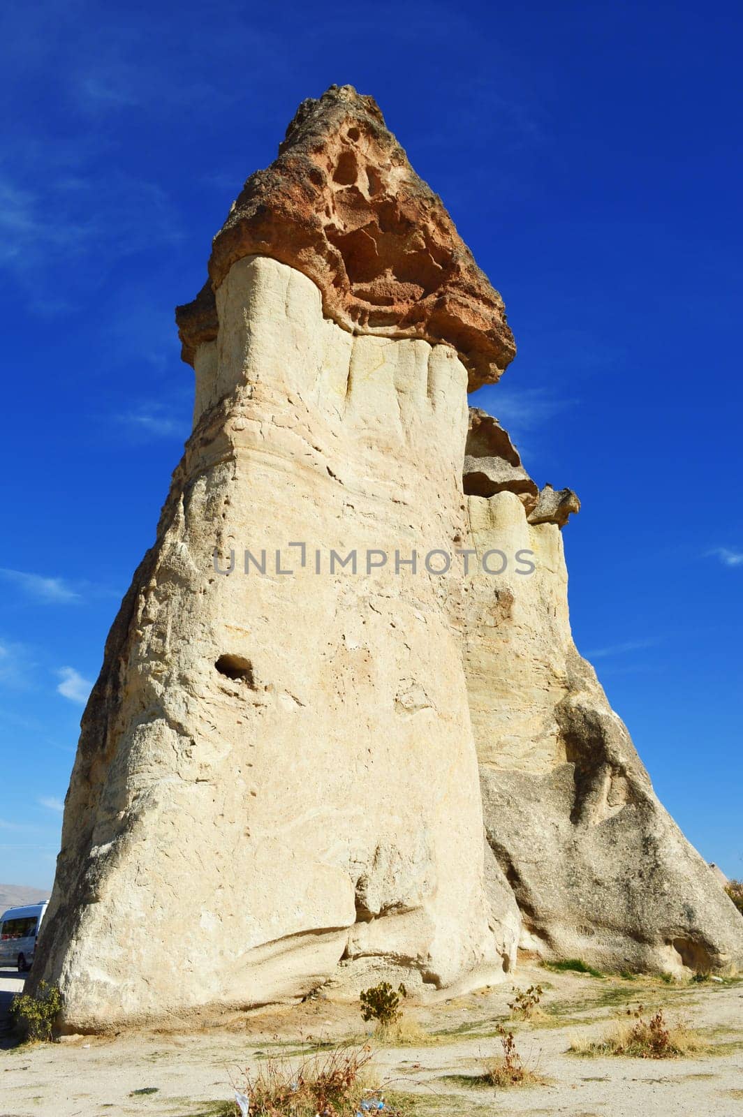 Rocks of Cappadocia in Central Anatolia, Turkey