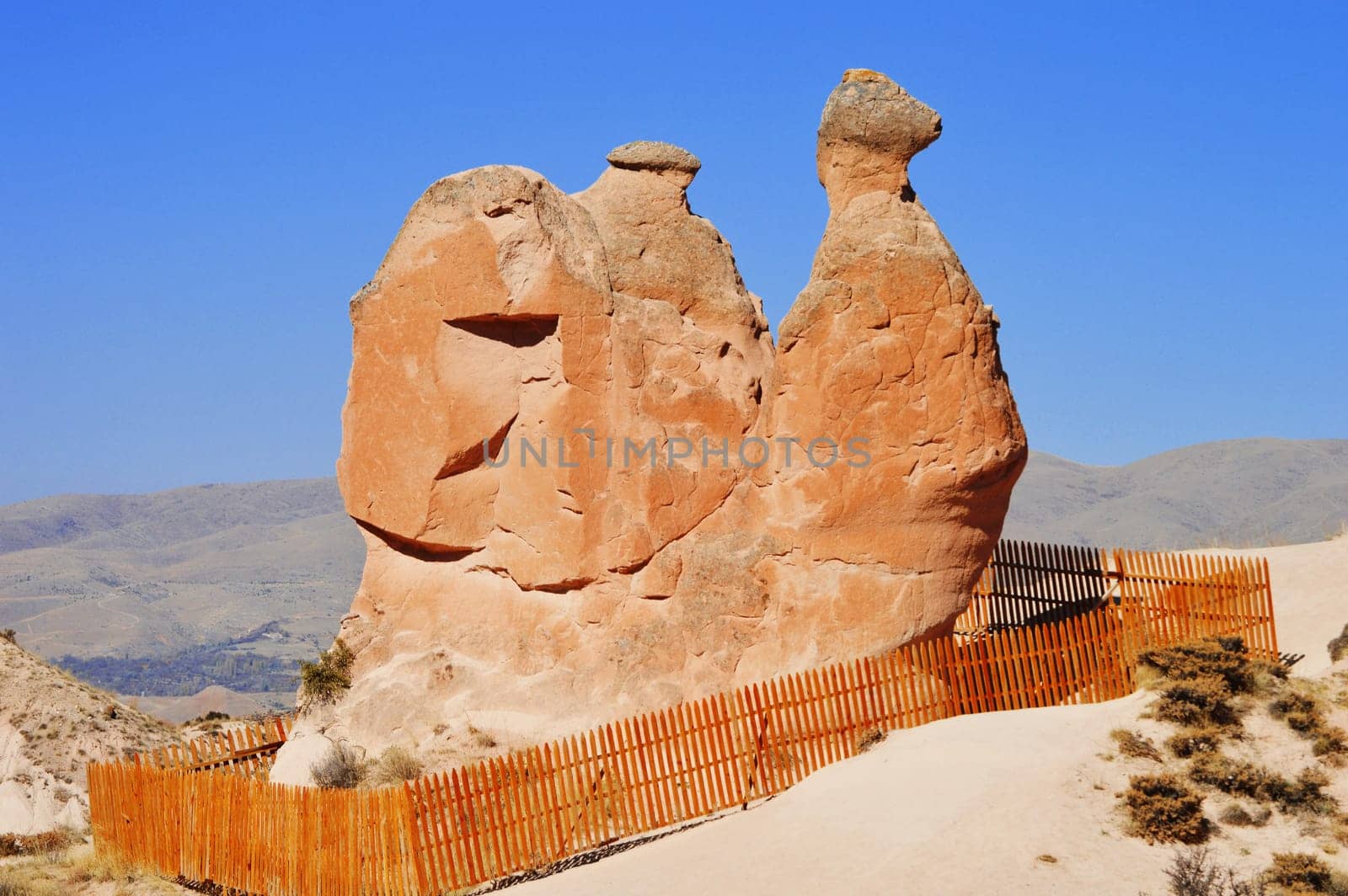 Rocks of Cappadocia in Central Anatolia, Turkey