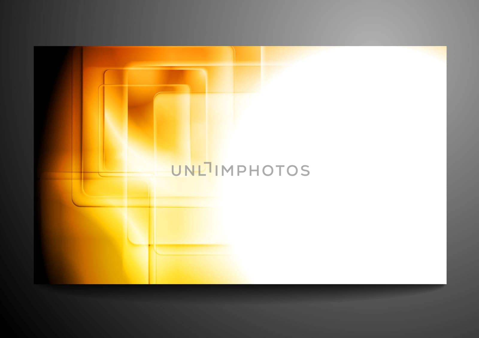 Abstract tech business card design. Vector background