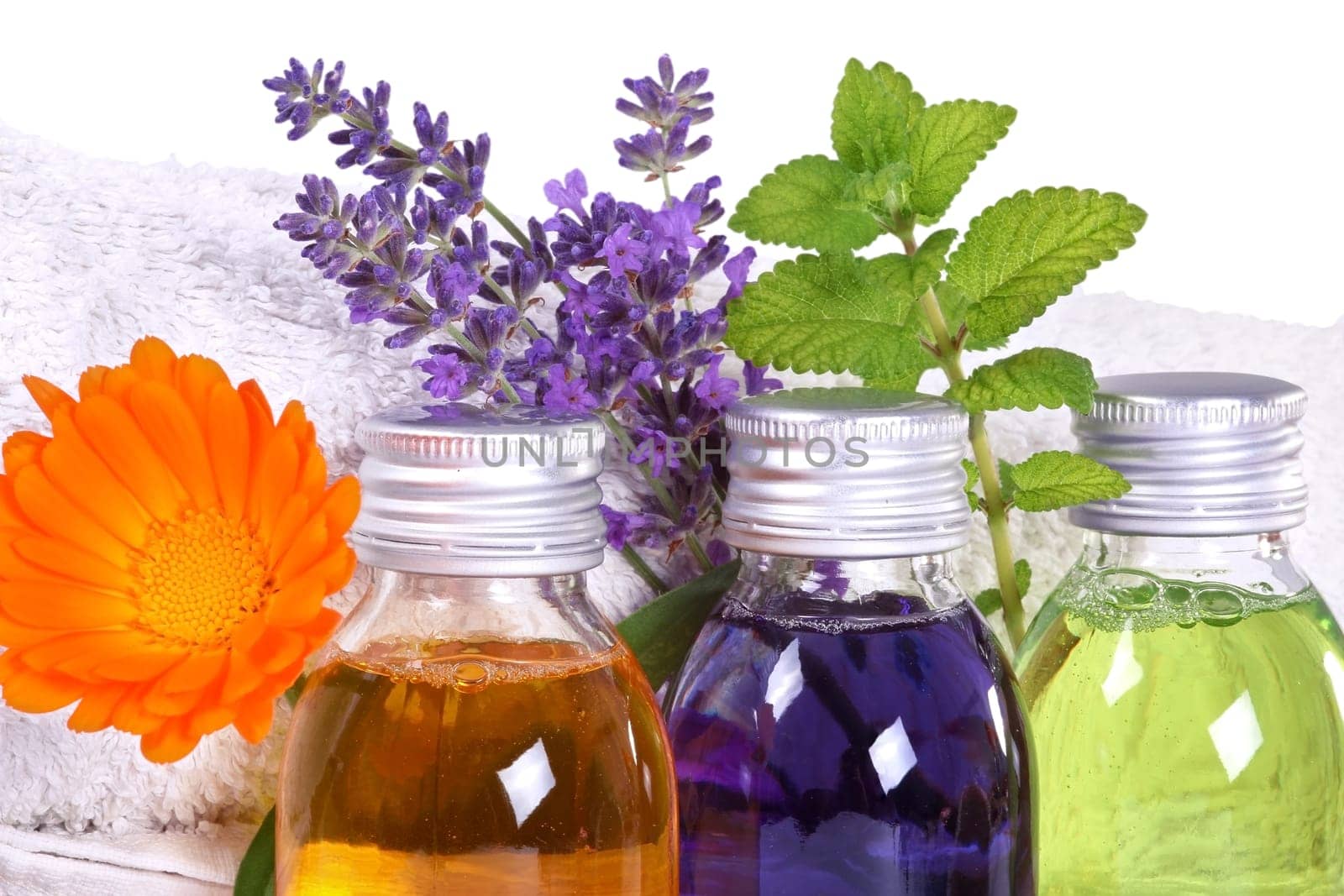 Massage,wellness with medical plants