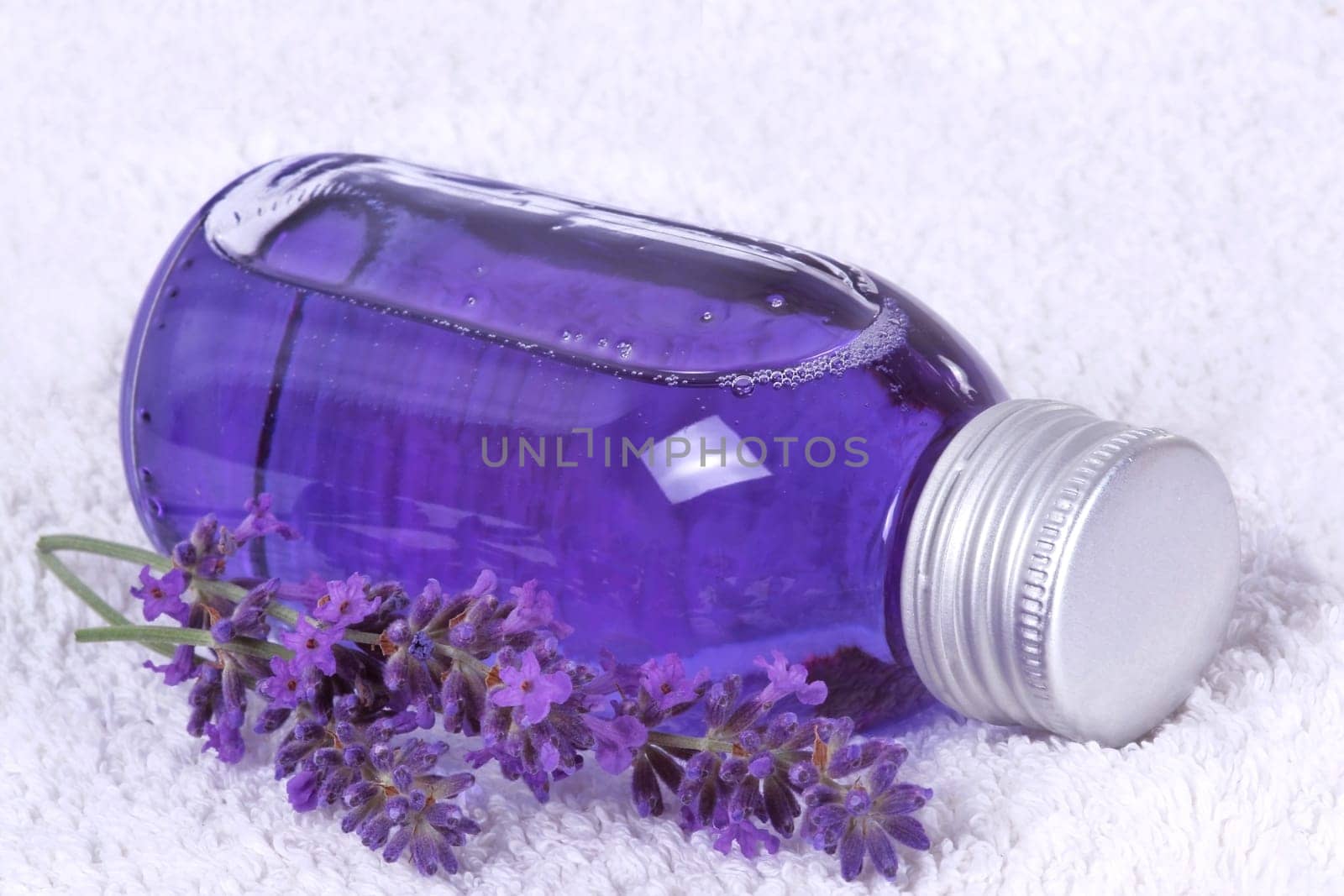 Lavender on a towel