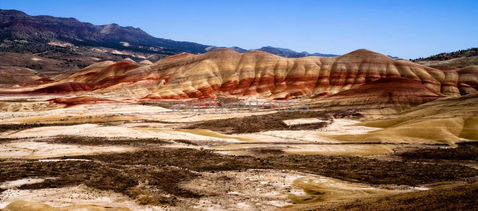 Colorful ground in the painted hills