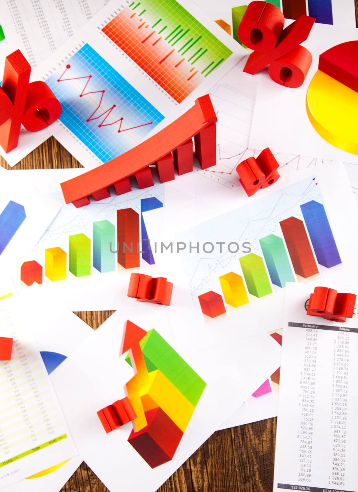Business diagram, growth, chart,arrow