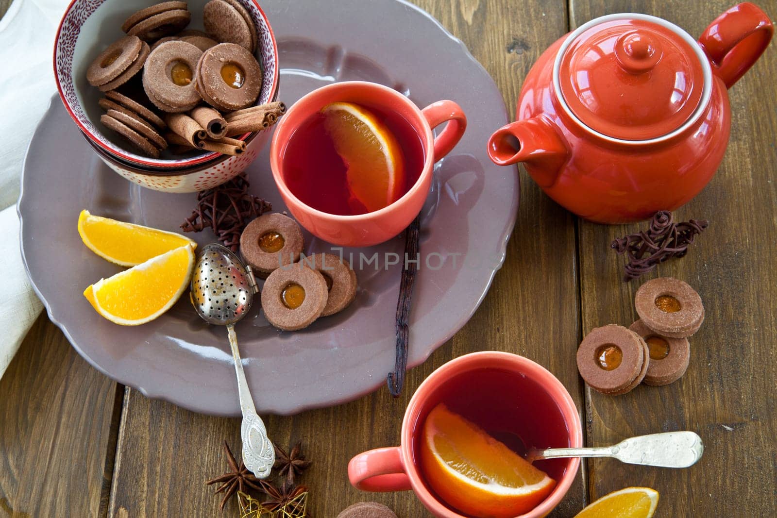 Hot tea / Gluehwein and places at Christmas time