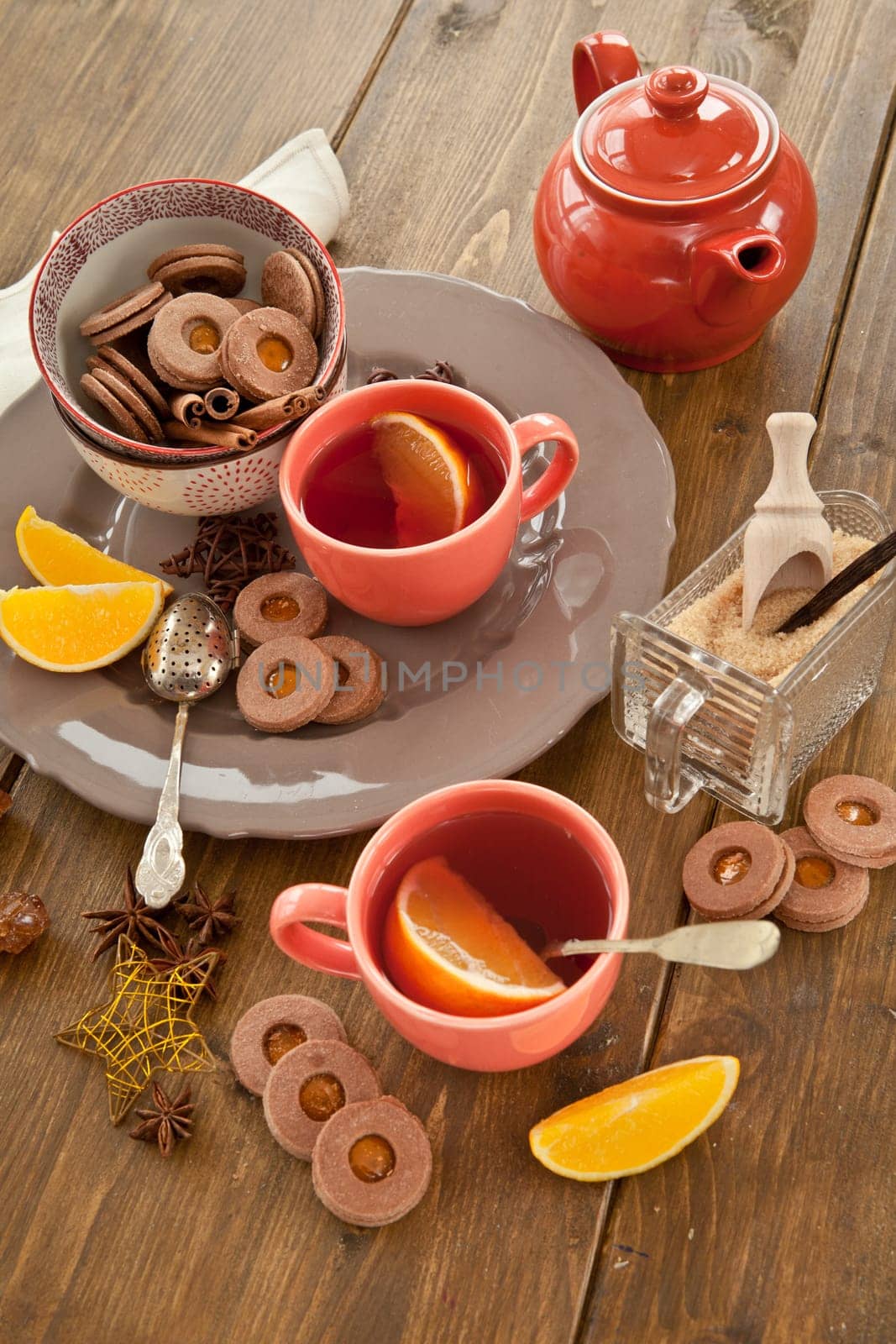 Hot tea / Gluehwein and places at Christmas time