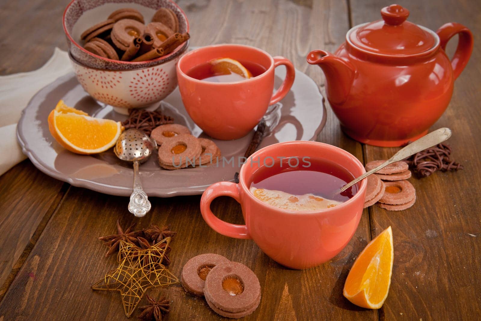 Hot tea / Gluehwein and places at Christmas time