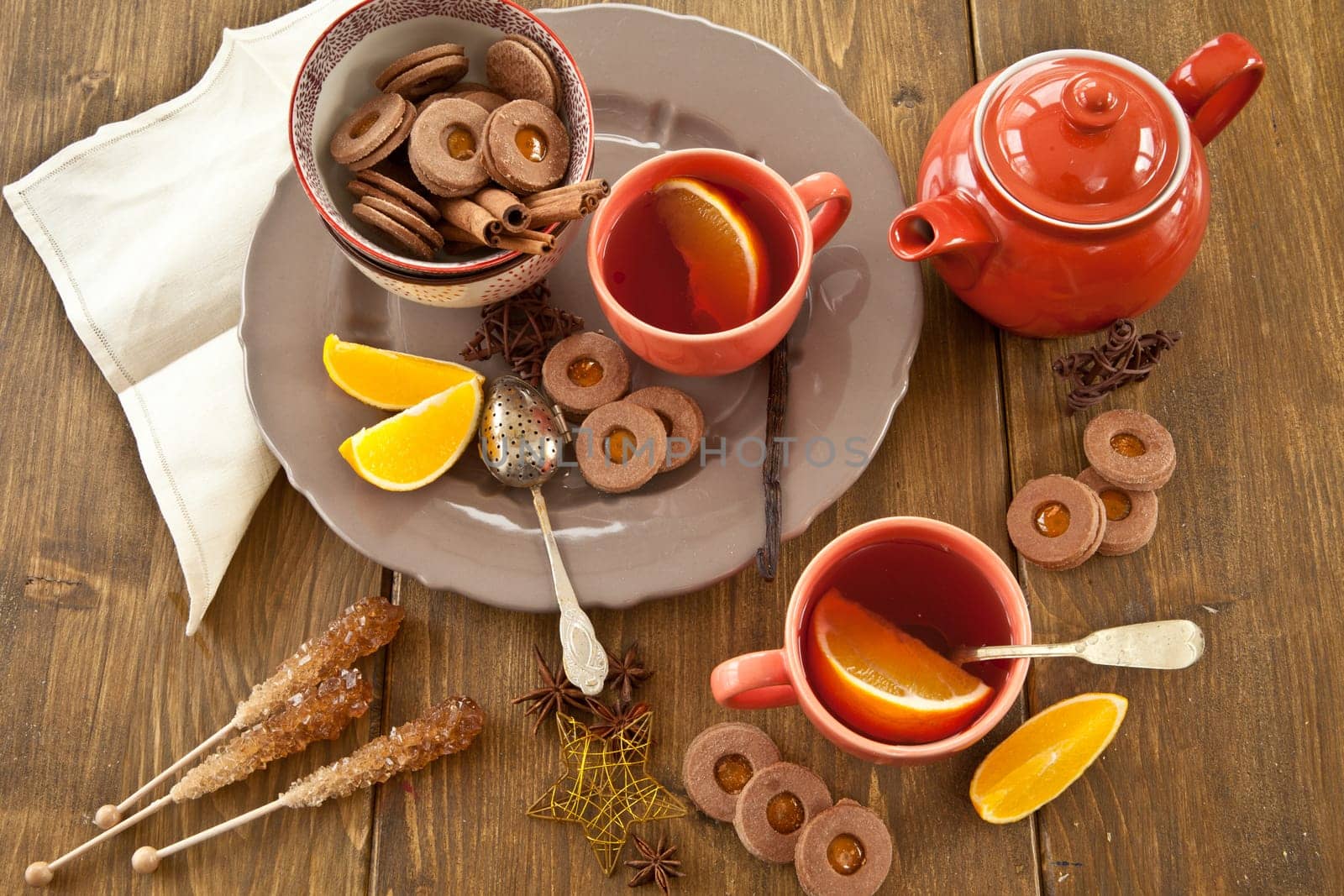 Hot tea / Gluehwein and places at Christmas time
