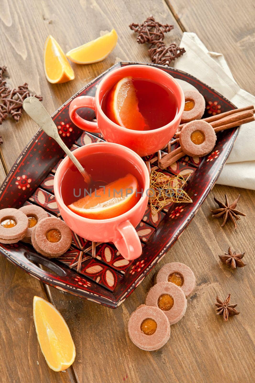 Hot tea / Gluehwein and places at Christmas time