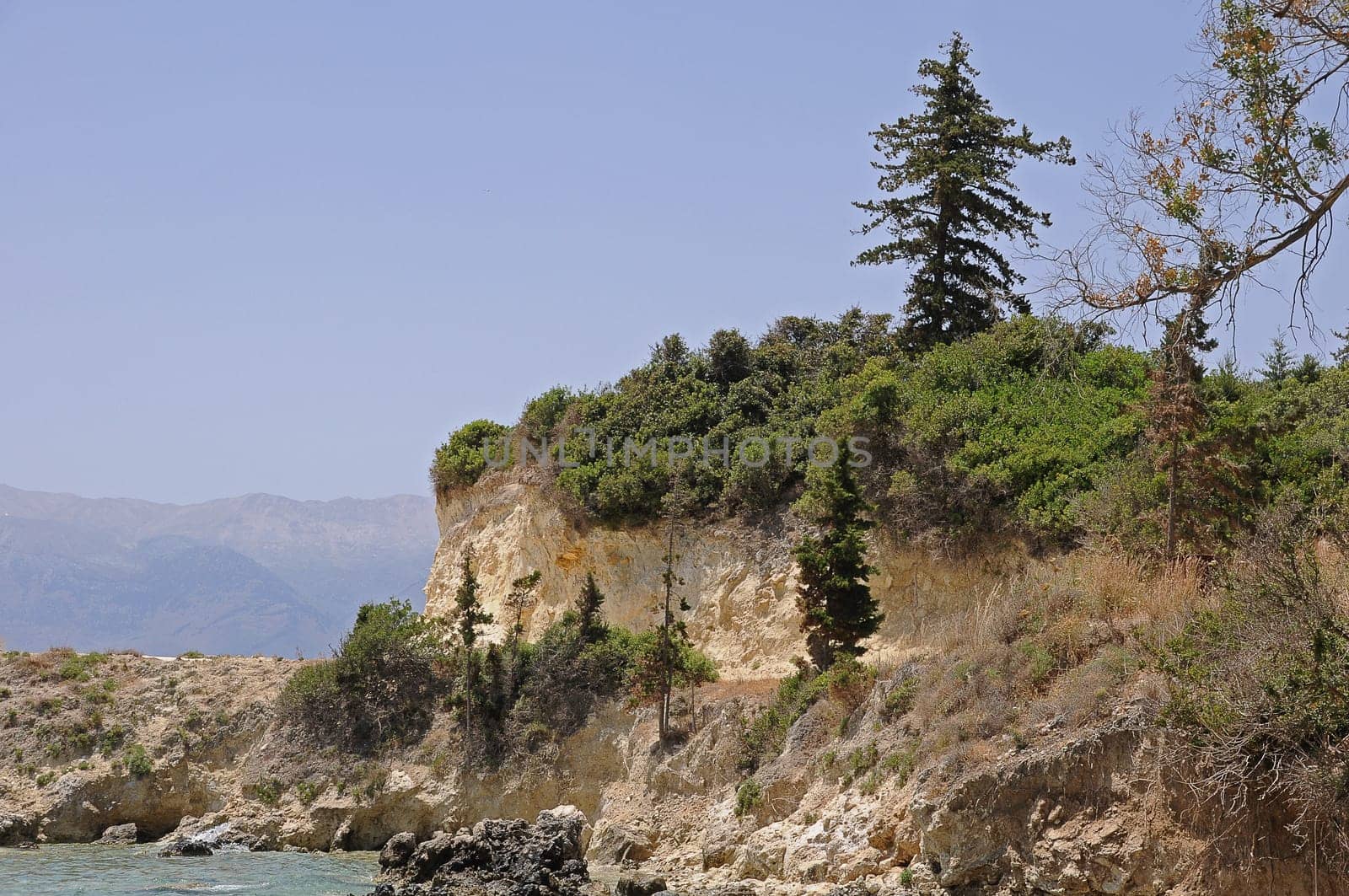 Steep coast