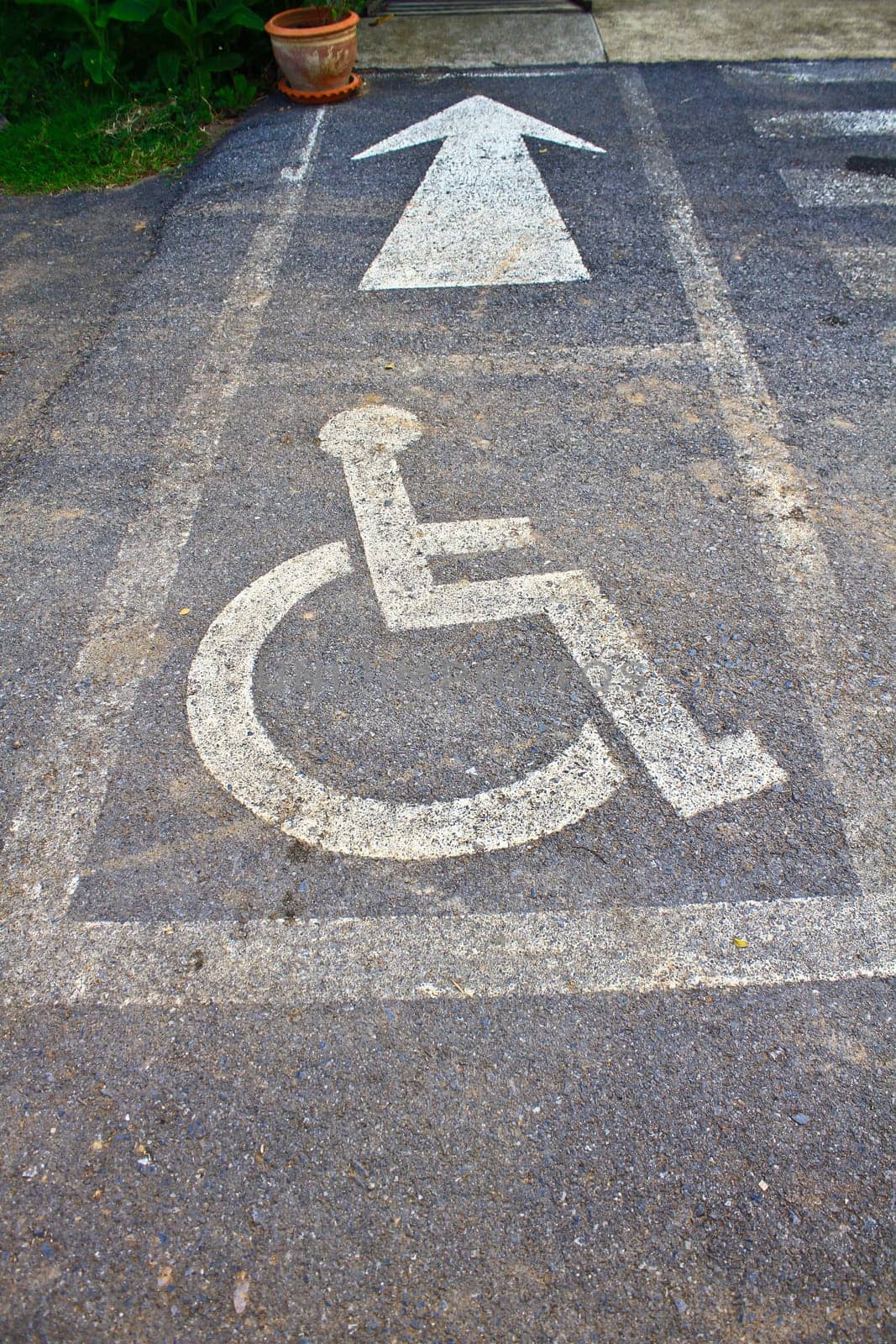 More Handicapped street in park